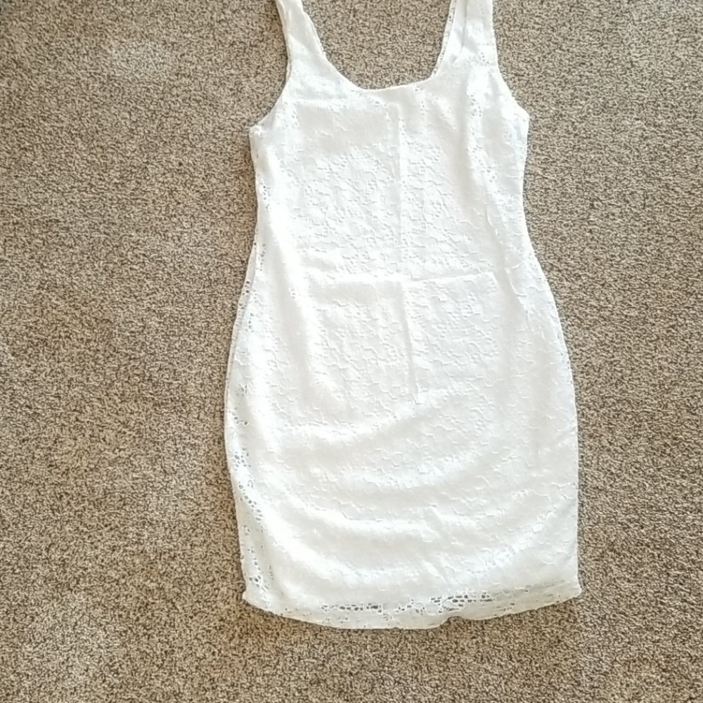 White Lace Bodycon never worn